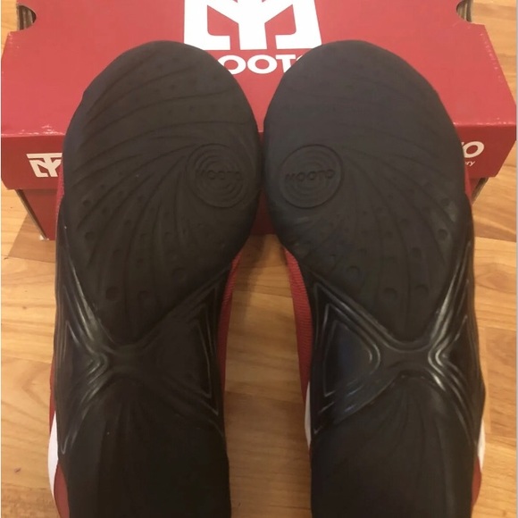 MOOTO Youth Leopard Martial Arts Taekwondo Shoes White/red - Picture 5 of 5